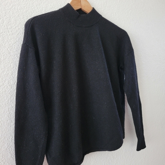 Madewell Ashbury Mockneck Sweater in Black XS - Picture 3 of 7